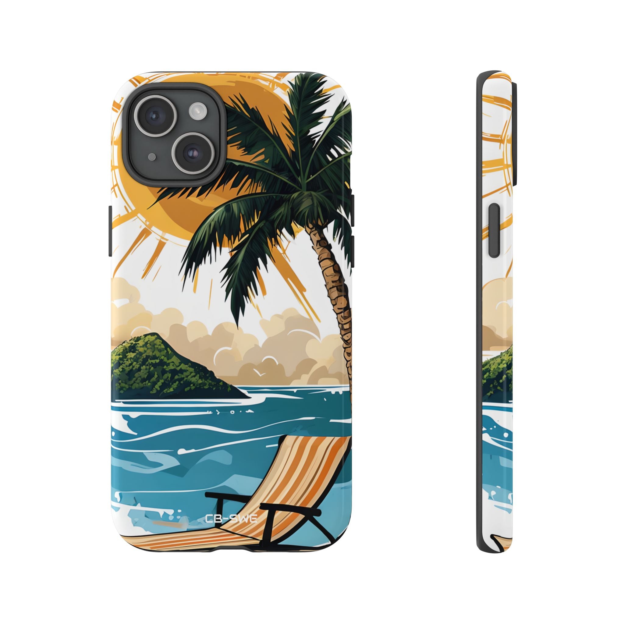 Sunny Tropical Escape - iPhone Case