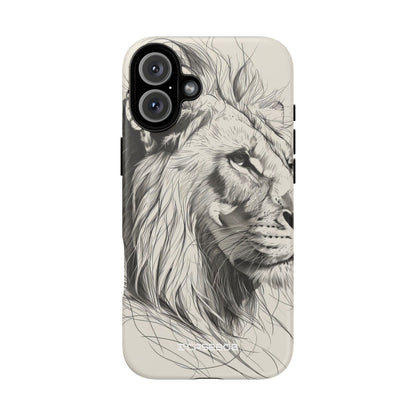 Majestic Lion: Minimalist Elegance - for iPhone 16