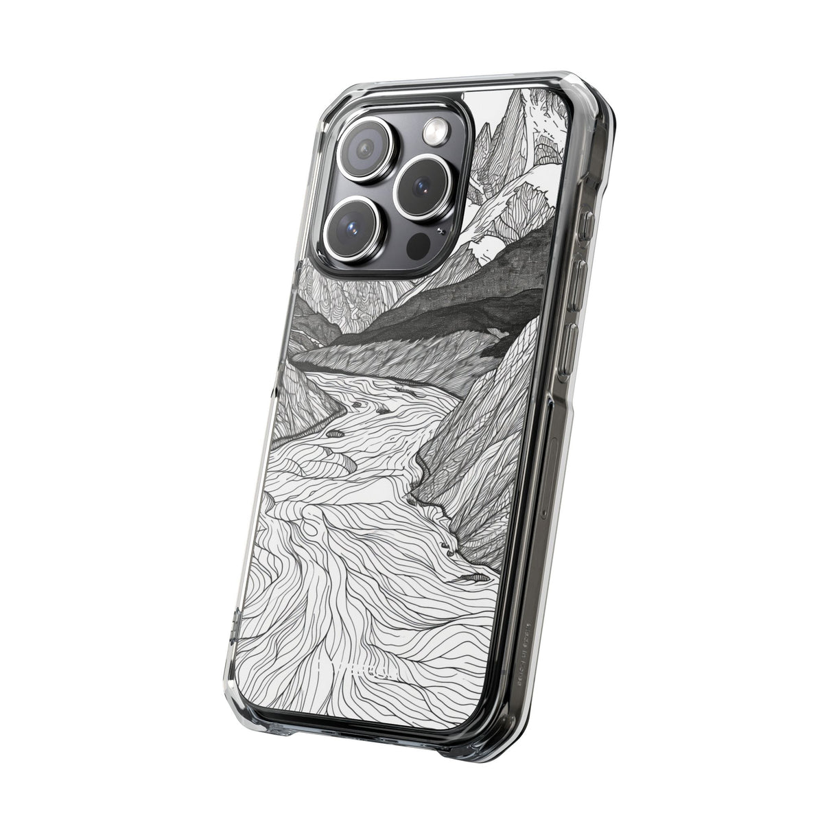 Mountain Tranquility - Phone Case for iPhone (Clear Impact - Magnetic)