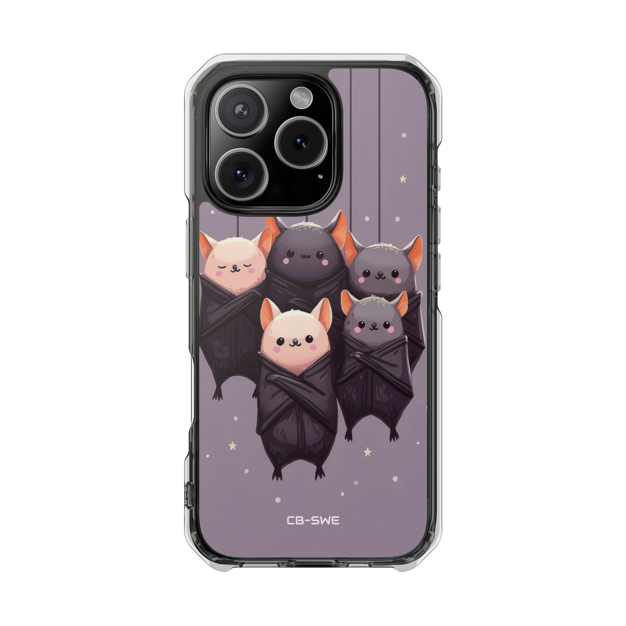 Playful Bats Hang iPhone Case - Impact