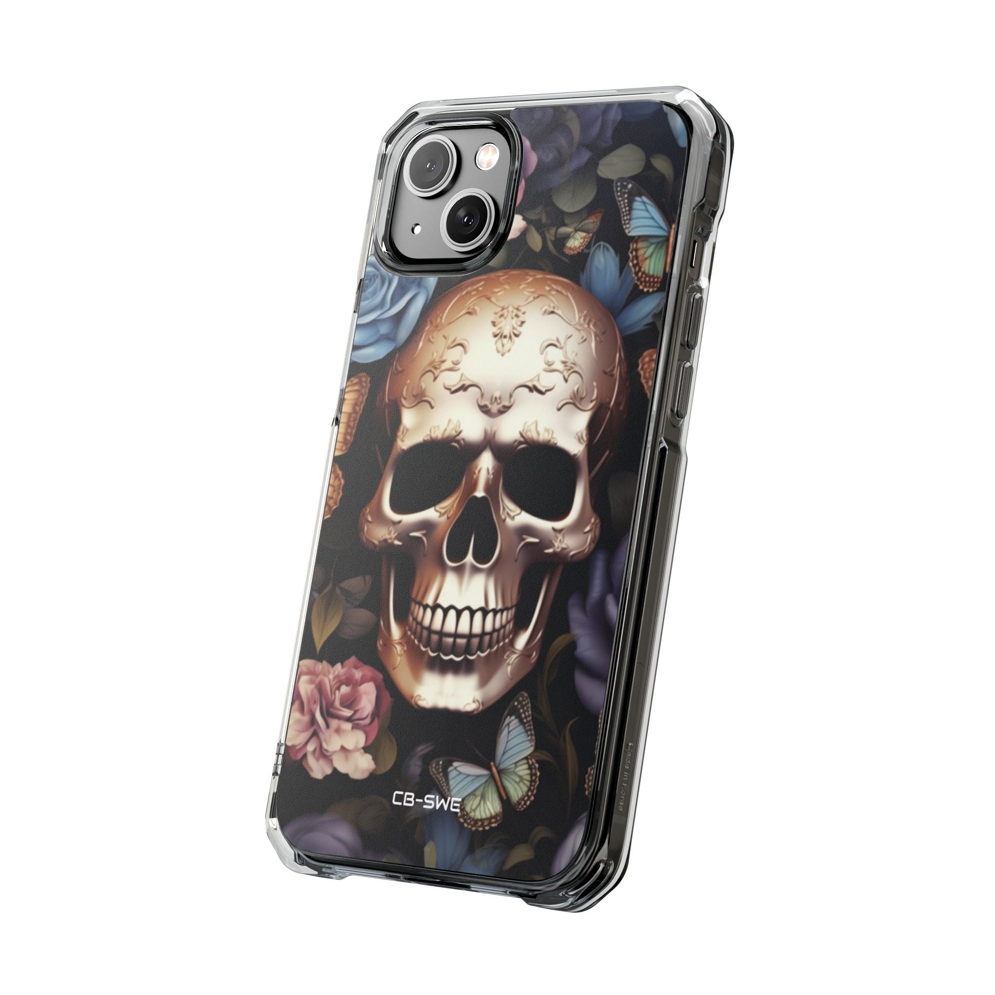 Skull Among Blossoms iPhone Case - Impact