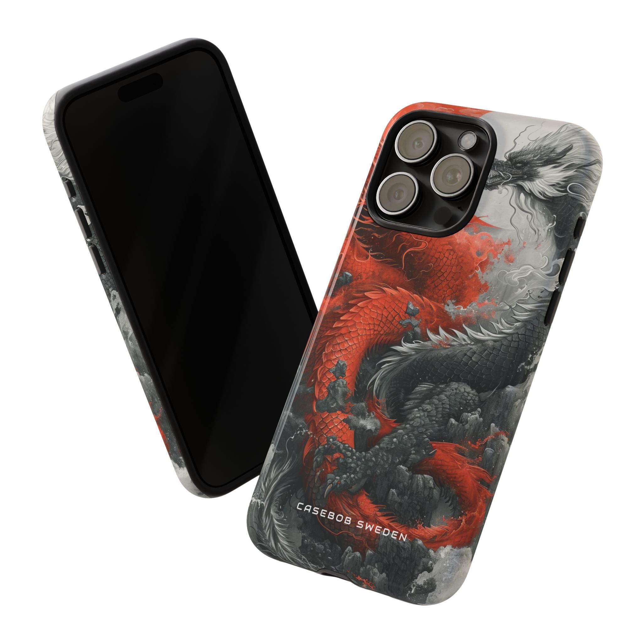 Zen Dragon Harmony iPhone 15 - Tough Phone Case