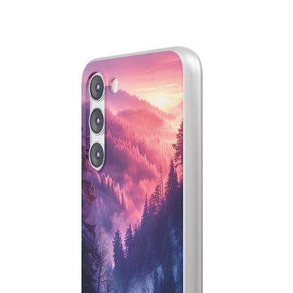 Misty Forest Serenity - Flexi Samsung S23 Phone Case