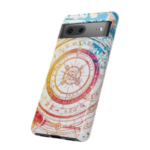 Astrological Wheel Wonders - Protective Phone Case