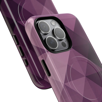 Gradient Purple Mosaic iPhone 15 | Tough+ Phone Case