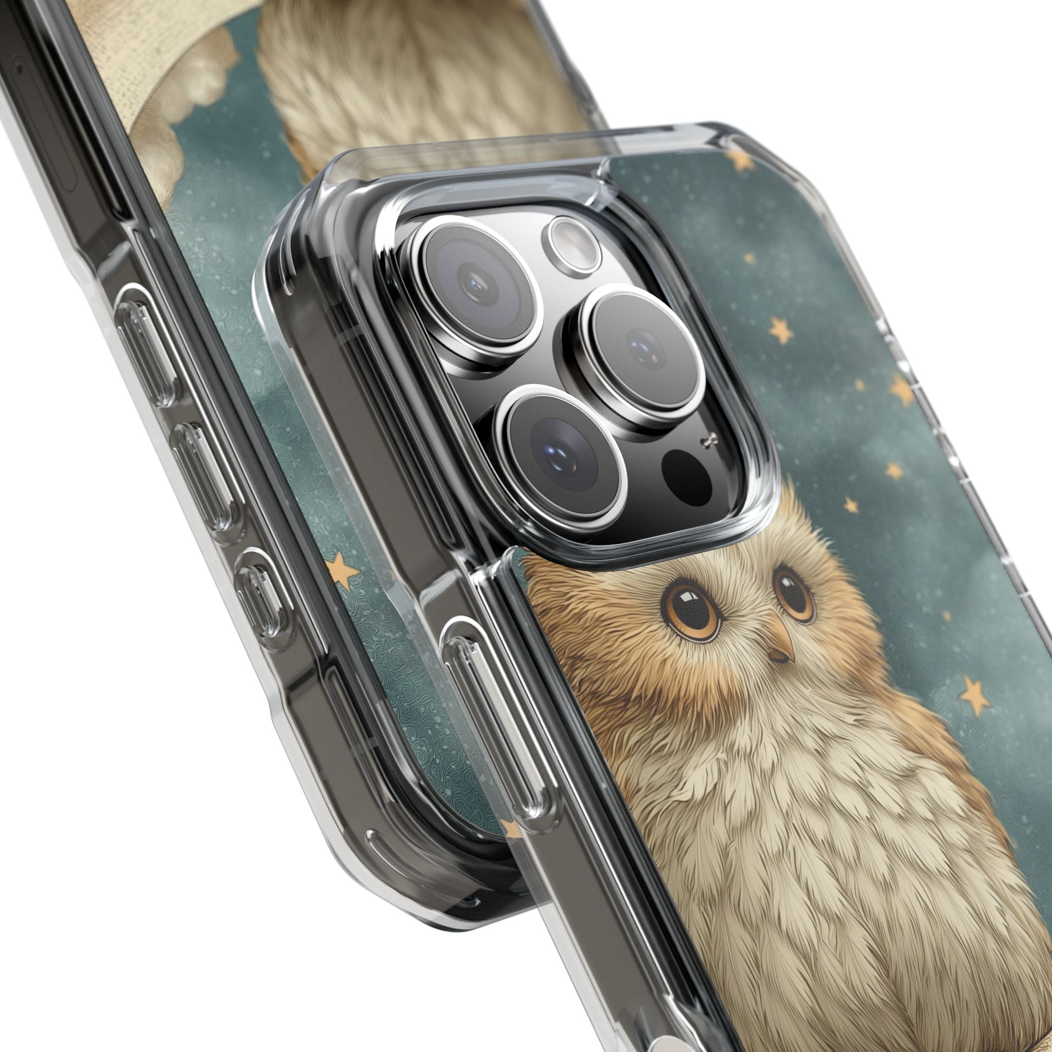 Owls Nestle Moon iPhone Case - Impact