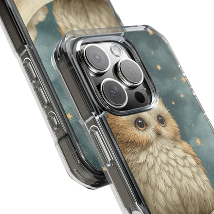 Owls Nestle Moon iPhone Case - Impact