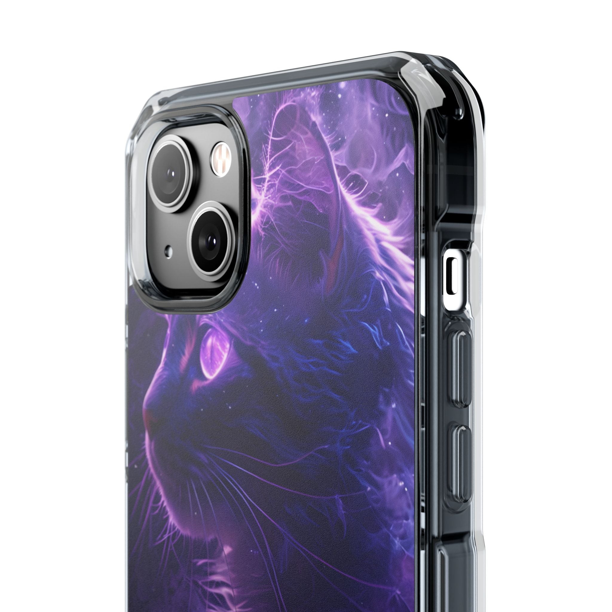 Mystical Starlit Cat iPhone Case - Impact