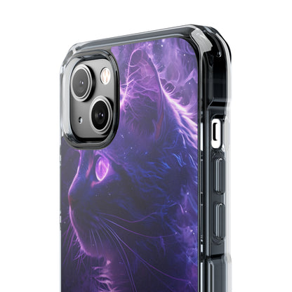 Mystical Starlit Cat iPhone Case - Impact