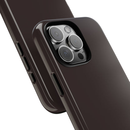 Deep Brown Minimalist Elegance - for iPhone 16