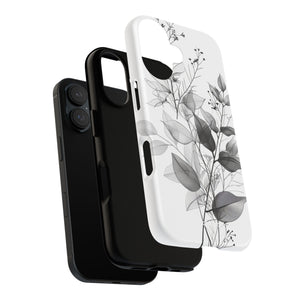 Botanical Elegance in Monochrome - for iPhone 16