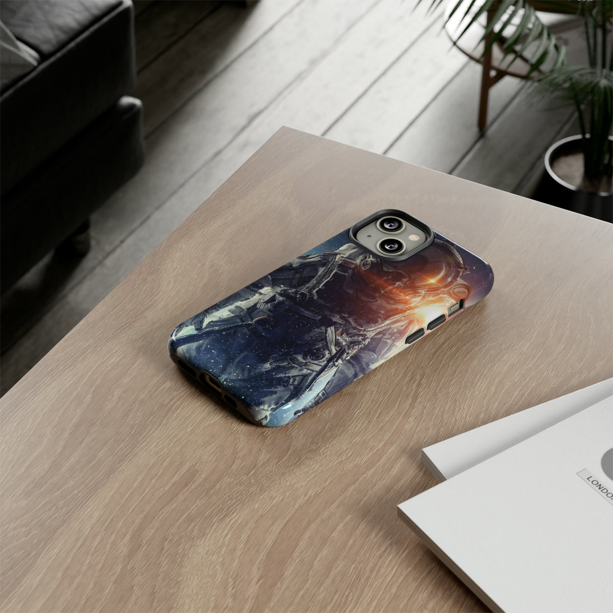 Astronaut in space - Protective Phone Case