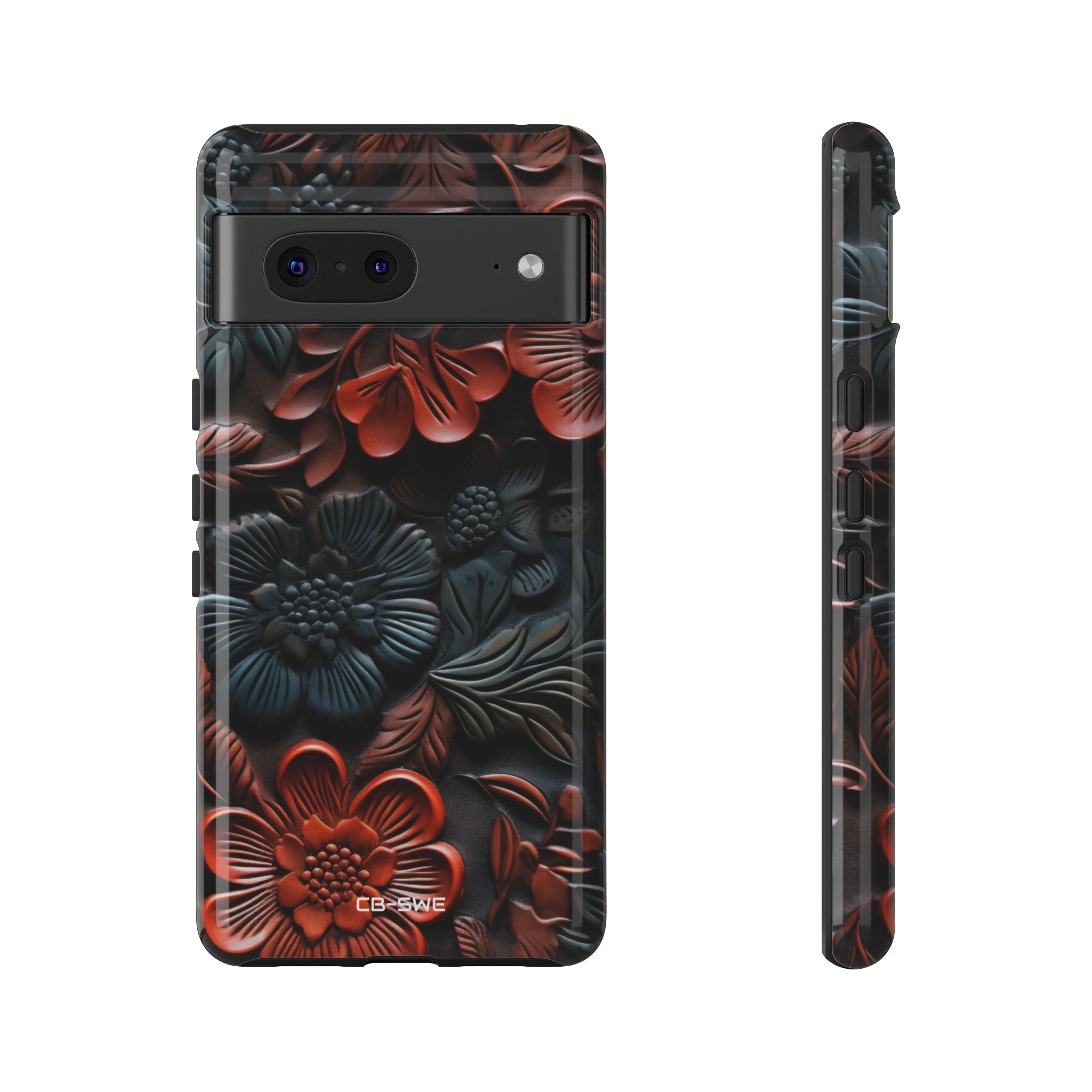 Sculpted Floral Elegance - Google Pixel Case
