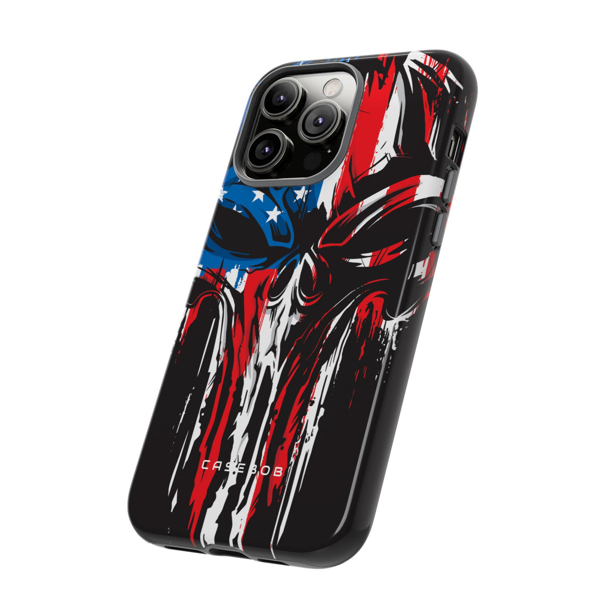 Military Grunge Skull Patriotic - Protective Phone Case