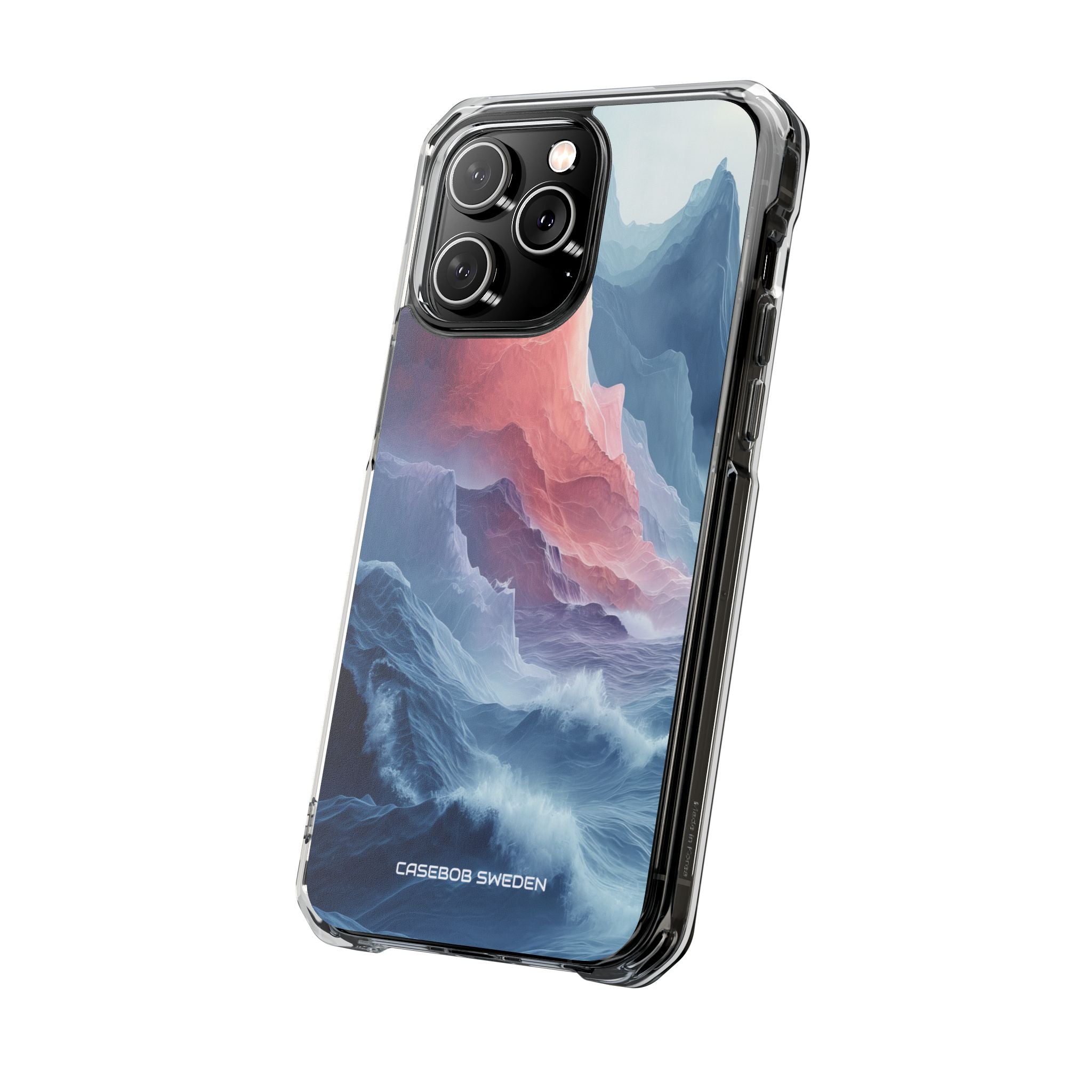 Mountain Wave Serenity - Clear Impact iPhone 14 Phone Case