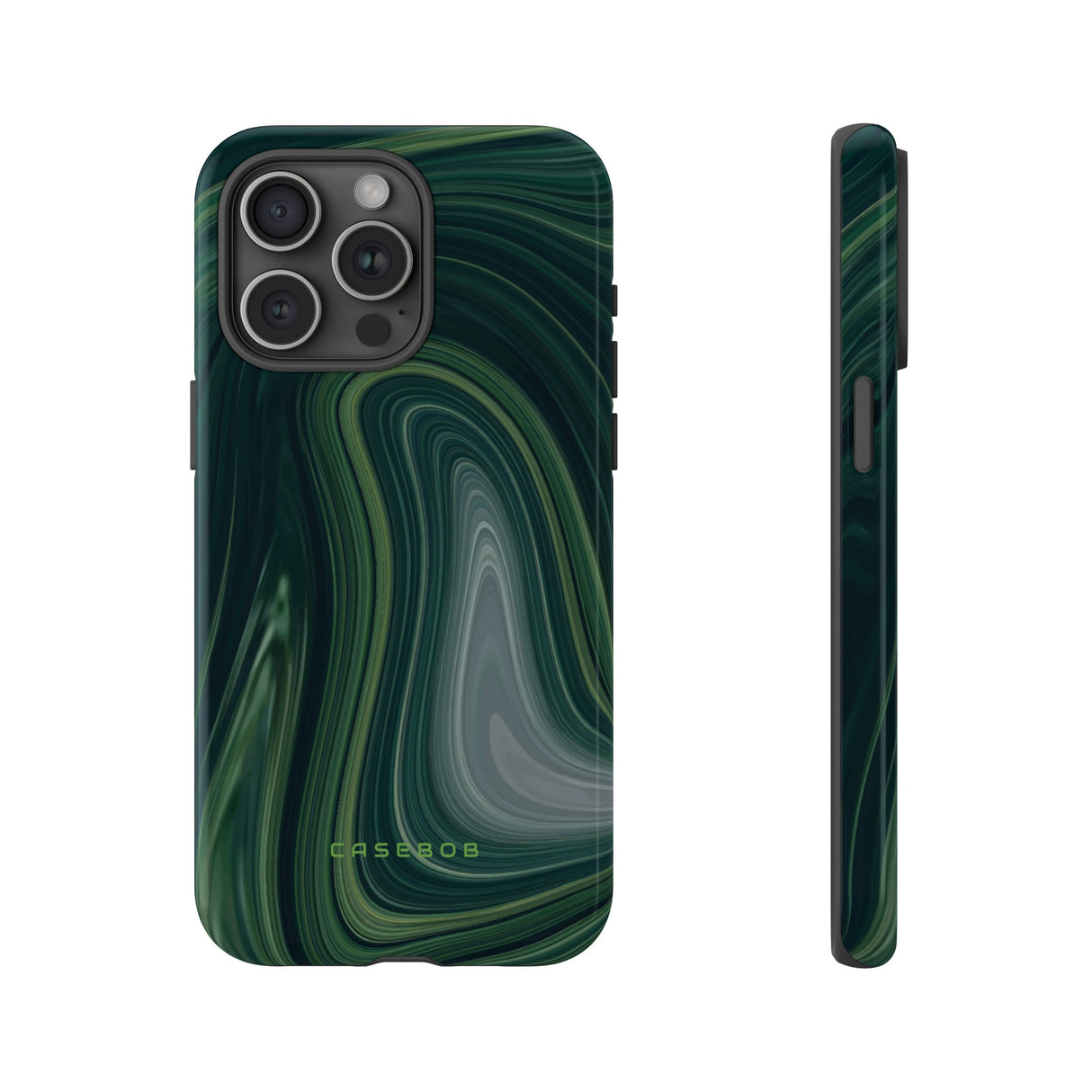 Green Marble - Protective Phone Case