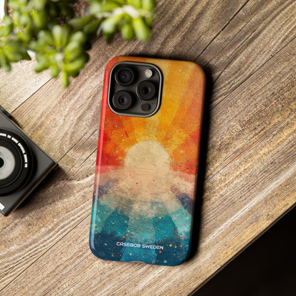 Sunburst Energy - Tough iPhone 15 Phone Case