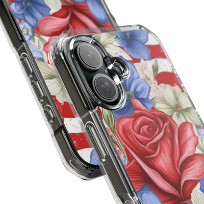 Roses Embrace Stripes iPhone Case - Impact