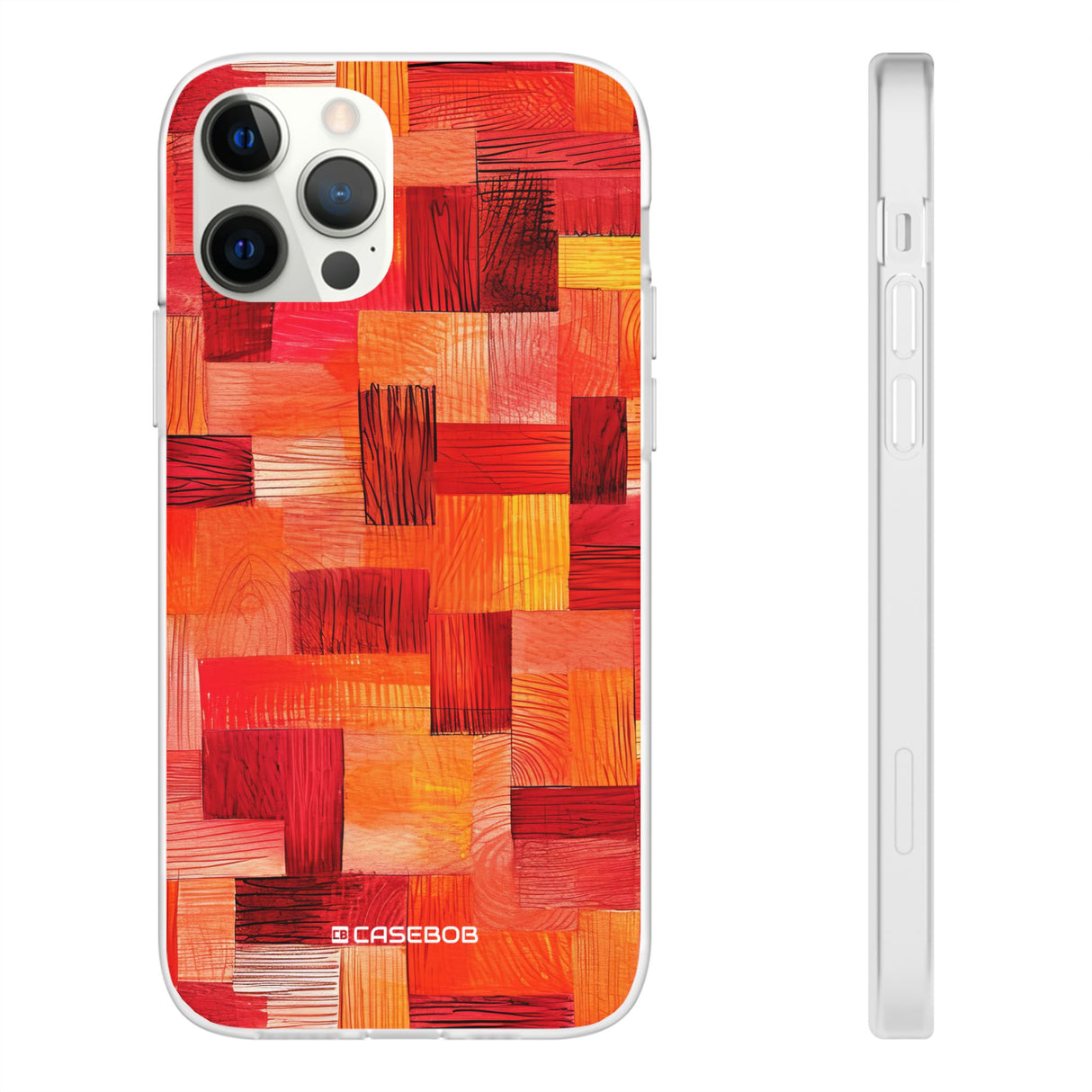 Warm Tone Pattern | Phone Case for iPhone (Flexible Case)