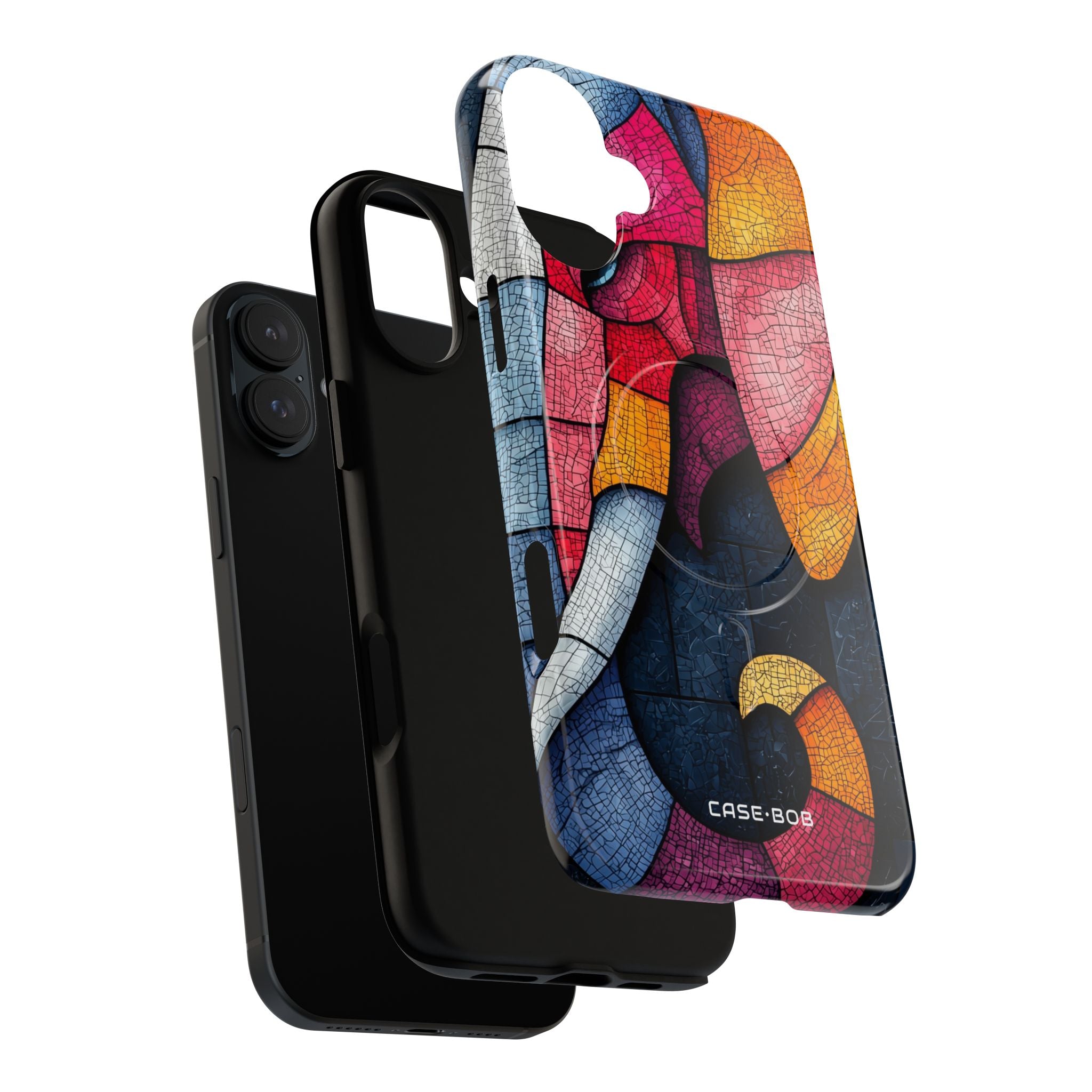 Elephant Mosaic iPhone 16 Plus Case - Tough+