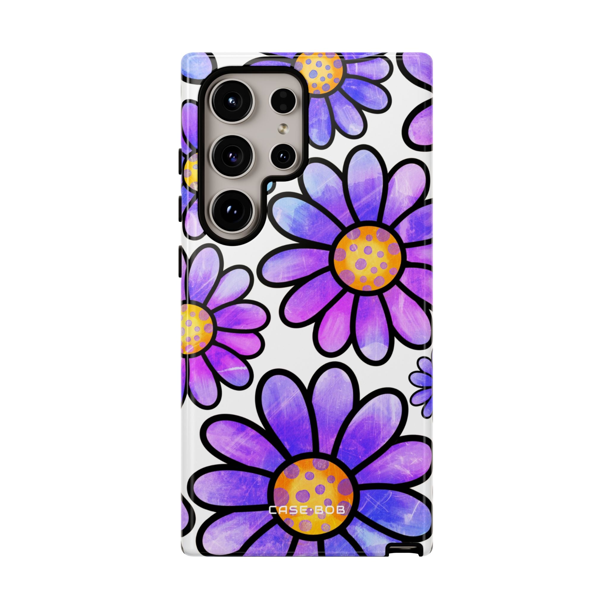 Polka Dot Blooms Samsung S24 Ultra Case - Tough