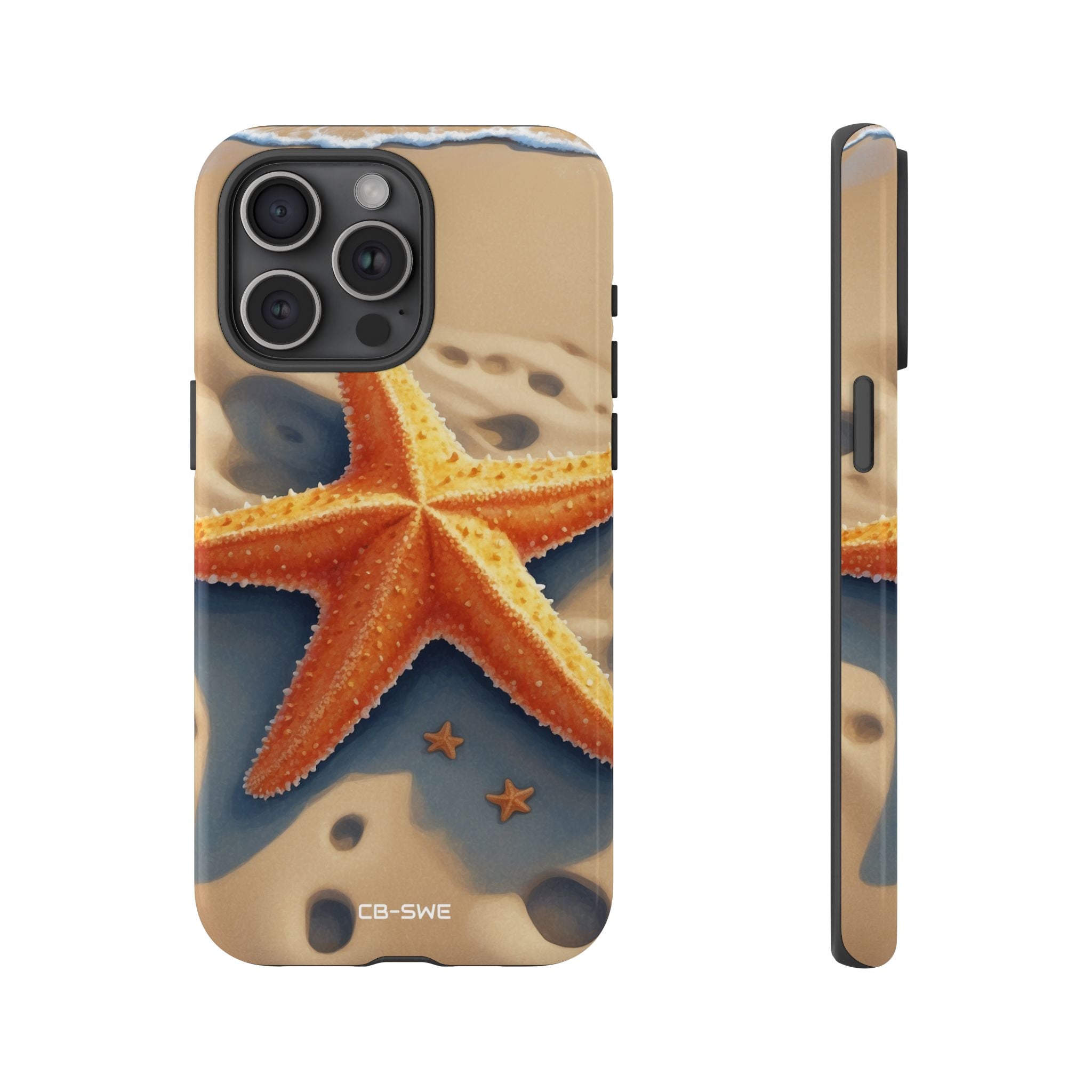 Starfish Rests On Sand - iPhone Case