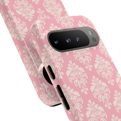 Pastel Damask Elegance - Google Pixel Case