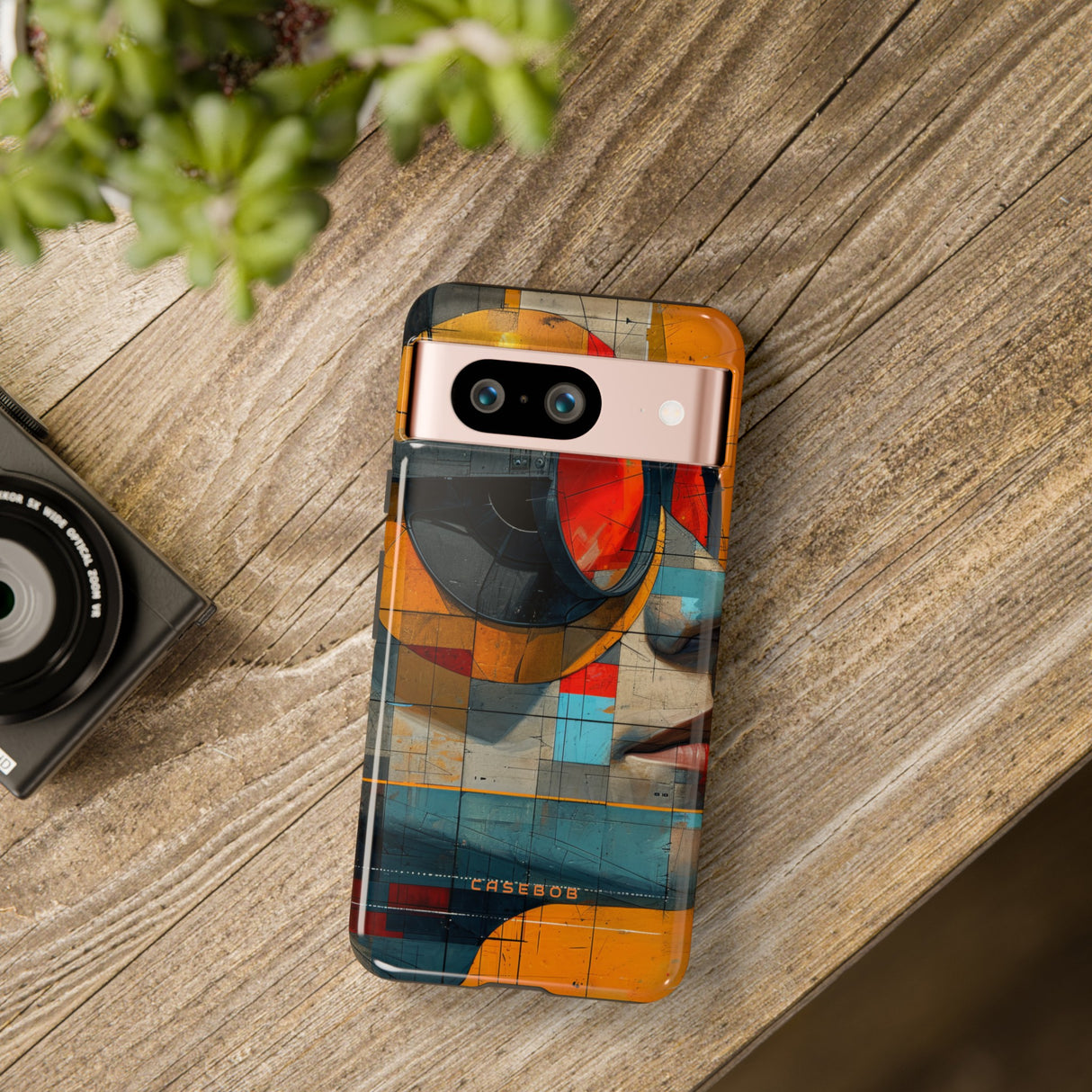 Cartoon Geometry Fusion - Protective Phone Case