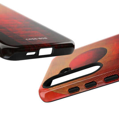 Crimson Orbit Samsung S24 Plus Case - Tough
