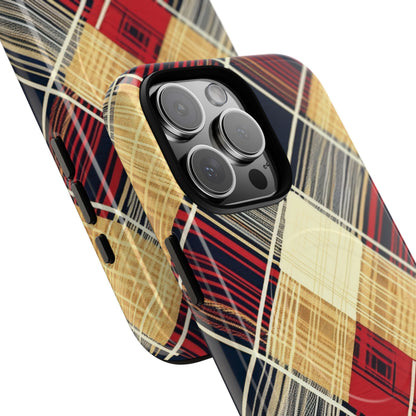 Plaid Diamond Tapestry iPhone 16 - Tough+