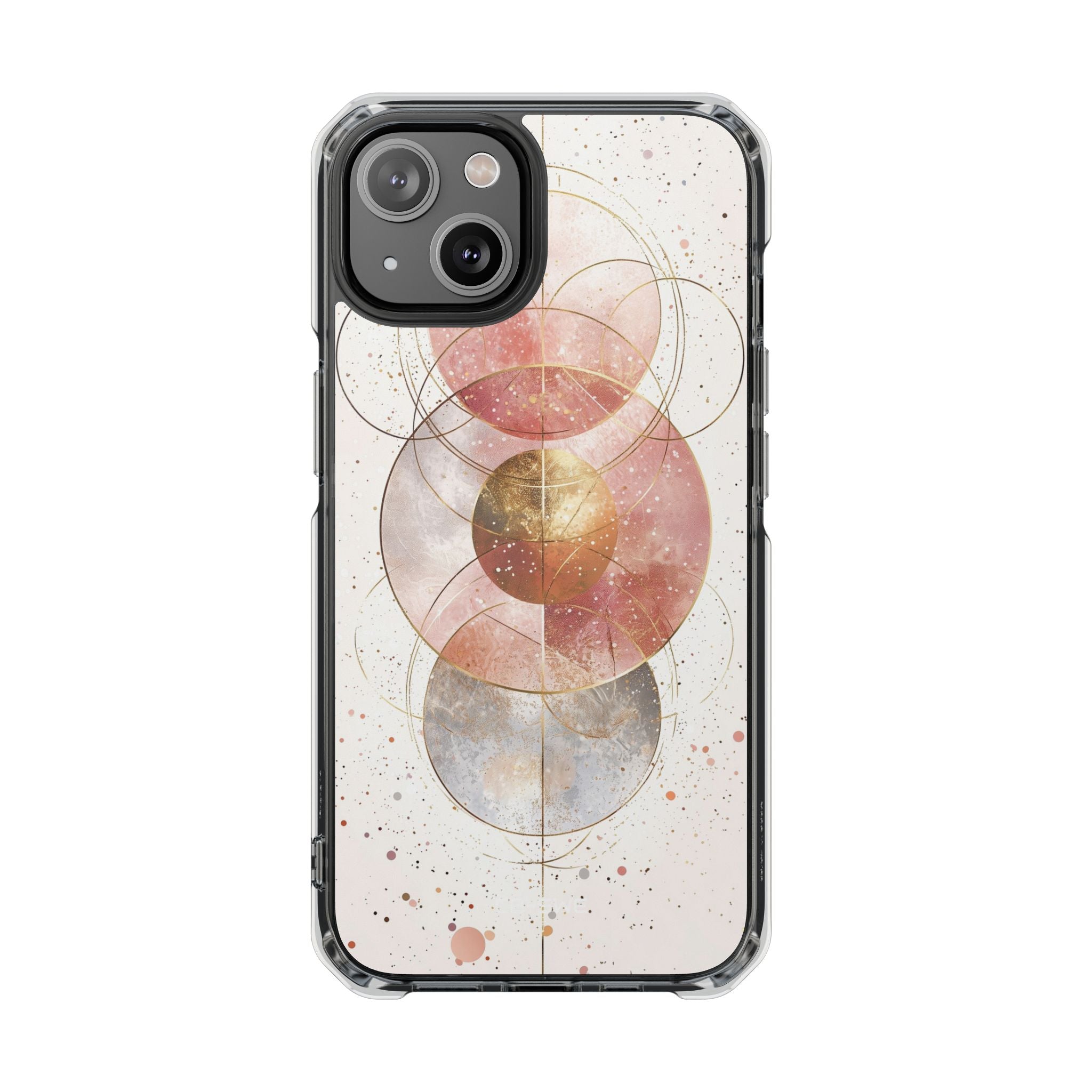 Circle Envelops Light iPhone Case - Impact