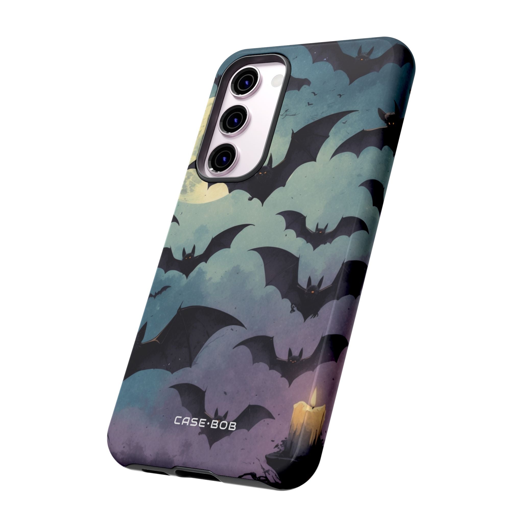 Glowing Bat Swarm Samsung S23 Plus Case - Tough