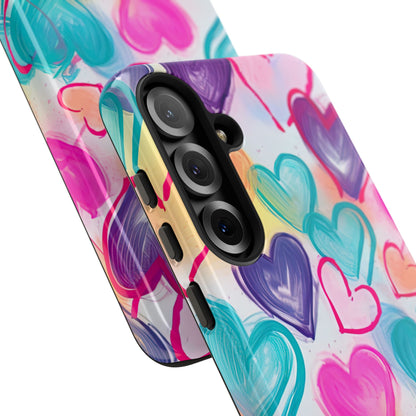 Hearts Dance Playfully - Samsung Case