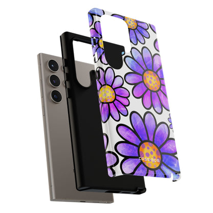 Polka Dot Blooms Samsung S24 Ultra Case - Tough