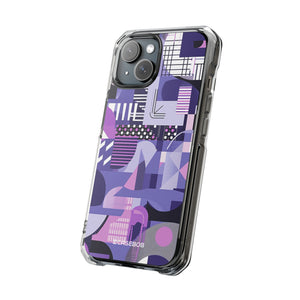 Ultra Violet Design | Handyhülle für iPhone (Clear Impact Case – magnetisch)