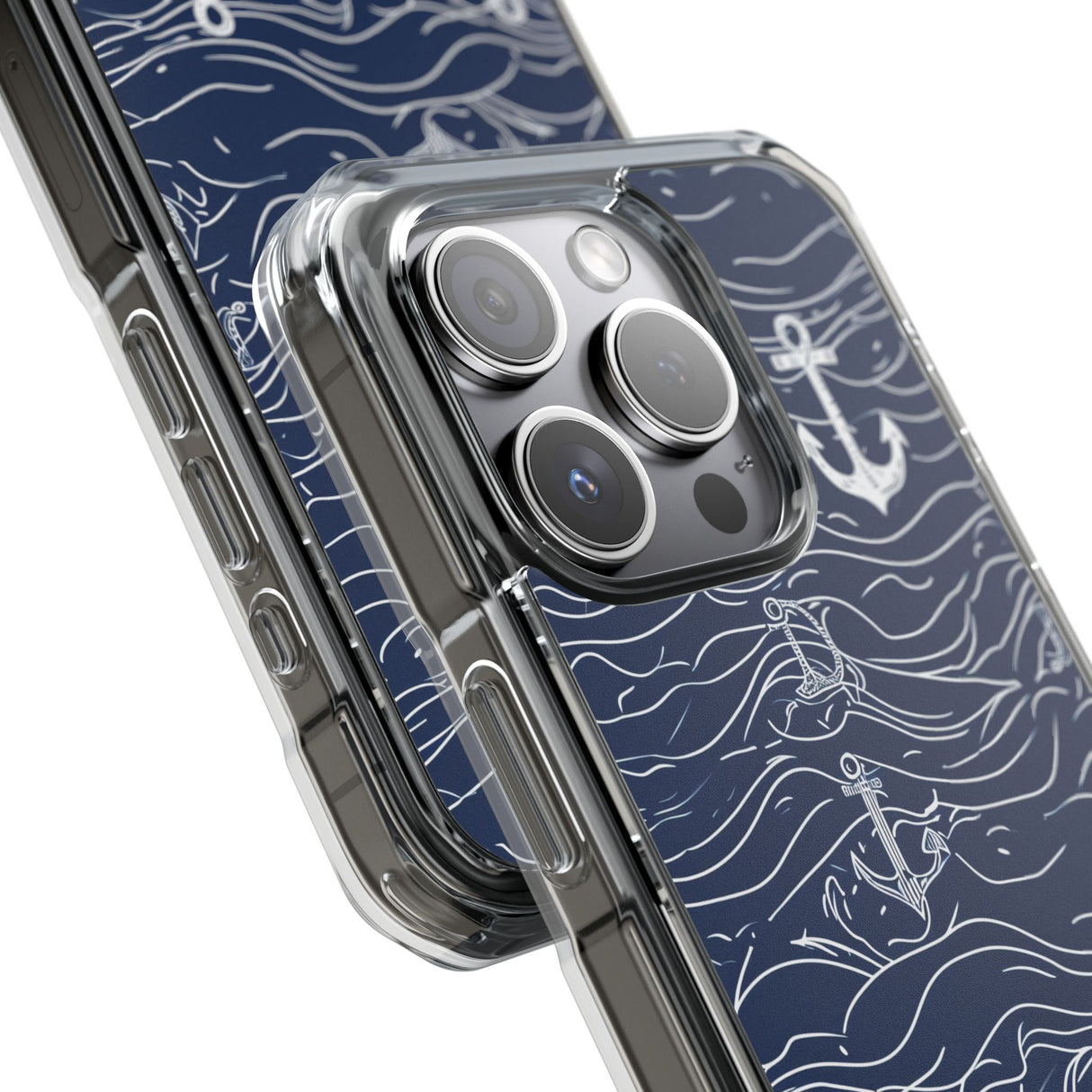 Nautical Serenity – Handyhülle für iPhone (Clear Impact – Magnetisch)