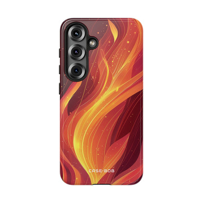 Flaming Flow Samsung S25 Case - Tough