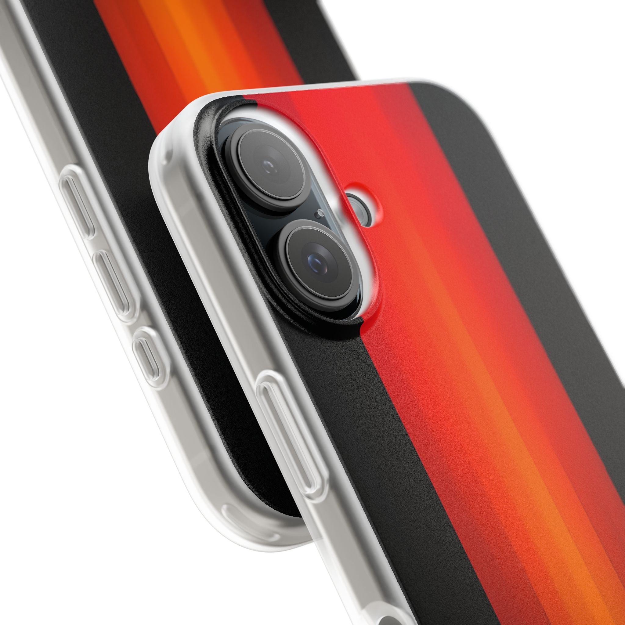 Crimson Column iPhone 16 Case - Soft