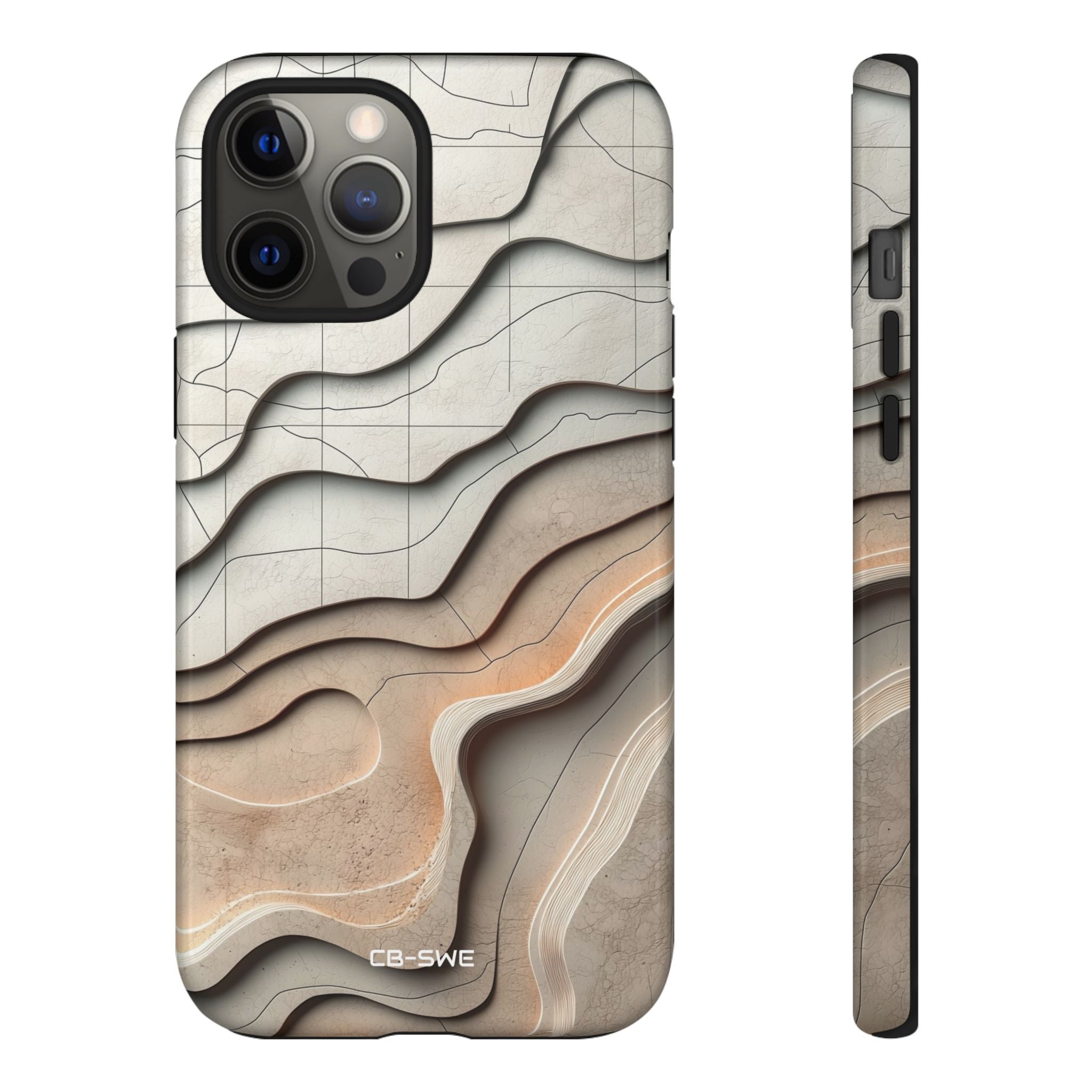 Waves Embrace Earth - iPhone Case