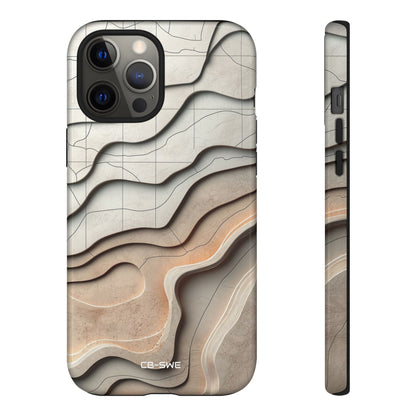Waves Embrace Earth - iPhone Case