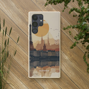 Parisian Sunset Serenity | Biodegradable Phone Case