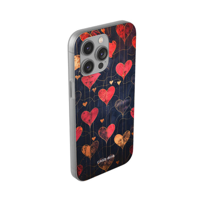 Golden Hearts Network iPhone 14 Pro Max Case - Soft
