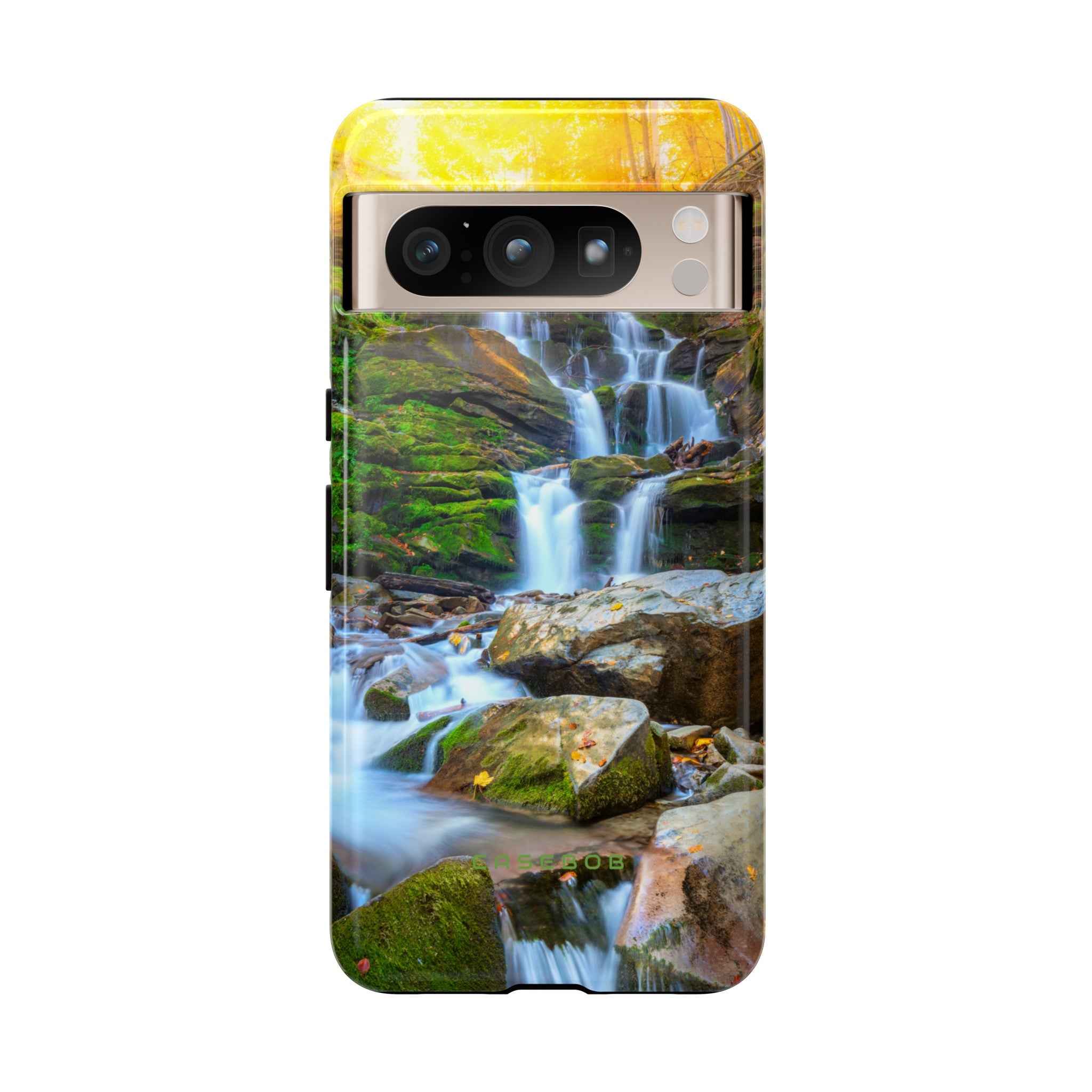 Autumn Mountain Waterfall - Protective Phone Case