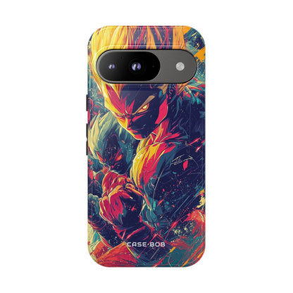 Yellow Fury Google Pixel 9 Case - Tough