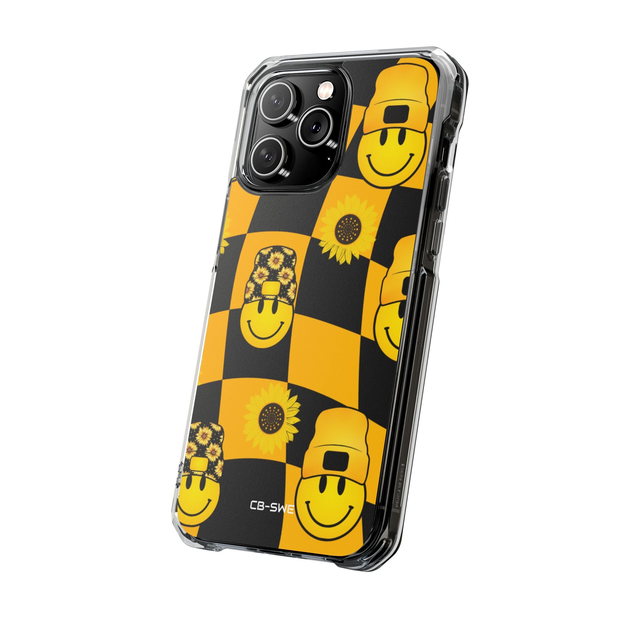 Joyful Checkered Smiles iPhone Case - Impact