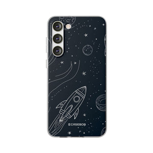 Cosmic Doodle Adventure | Flexible Phone Case for Samsung Galaxy