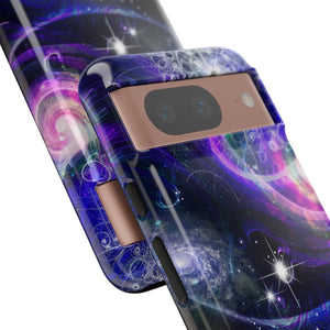 Space Background iPhone case (Protective) - Protective Phone Case