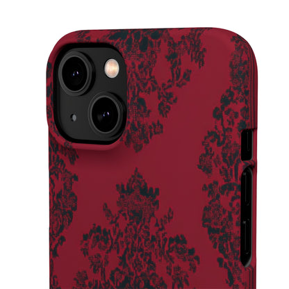 Gothic Crimson Elegance iPhone 14 - Slim Phone Case