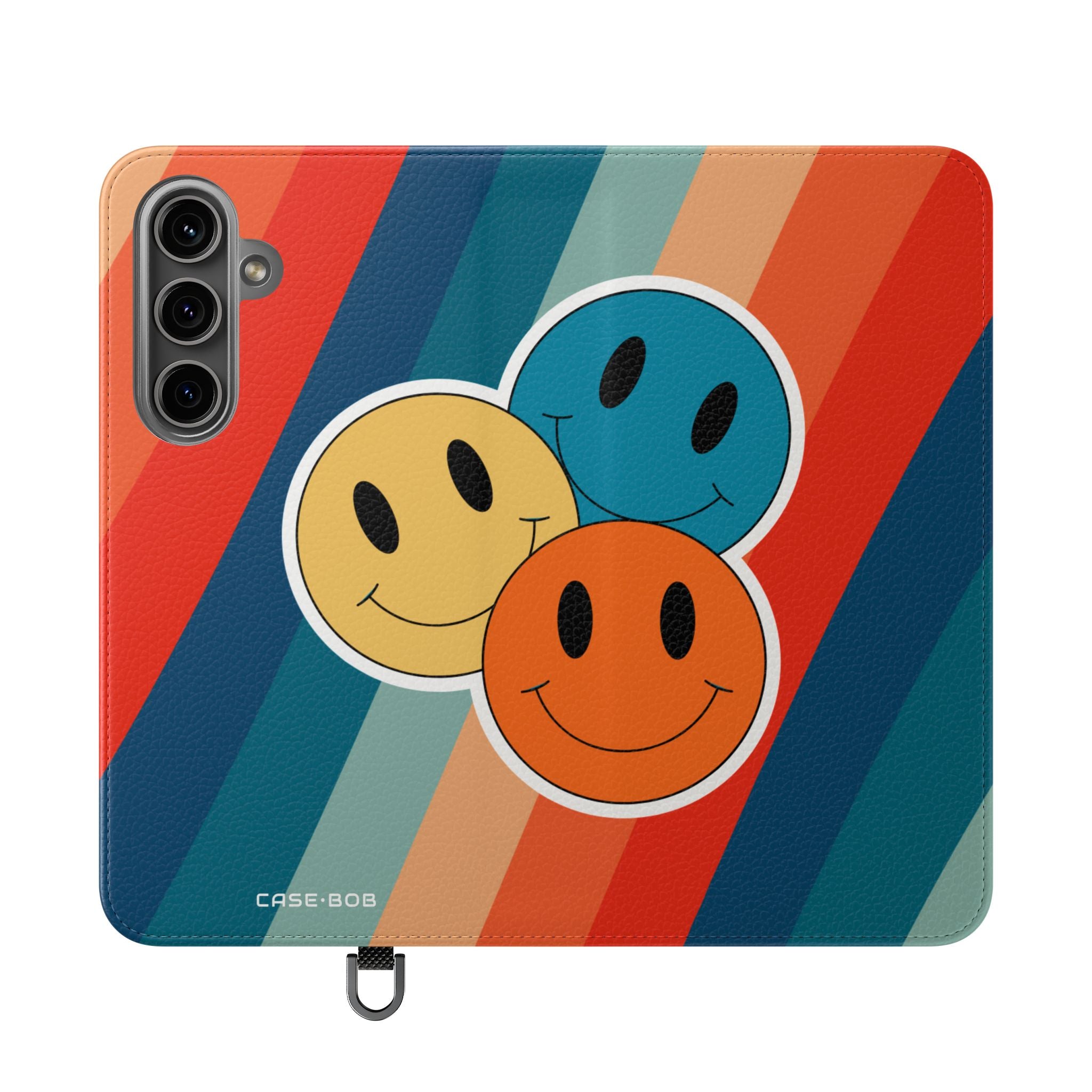 Smiley Trio Radiance - Samsung S24 Plus Case - Wallet