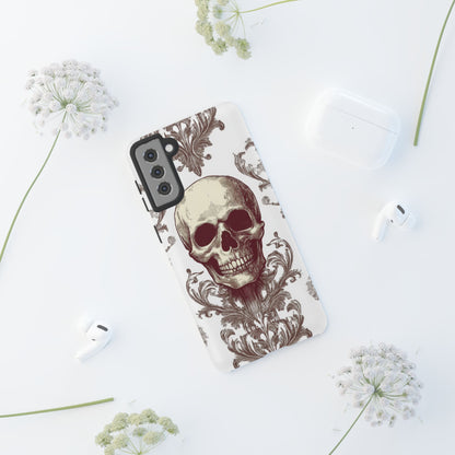 Gothic Skulls and Ornate Foliage  Samsung S21 - Tough Phone Case